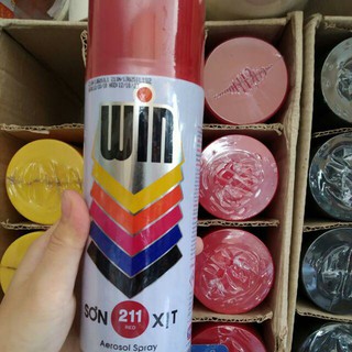 SƠN XỊT MÀU ĐỎ RED A211 (ATM hoặc WIN)