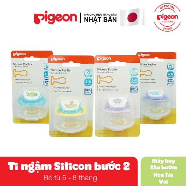 Ty ngâm Pigeon bước 2 cho bé 5 - 8 tháng