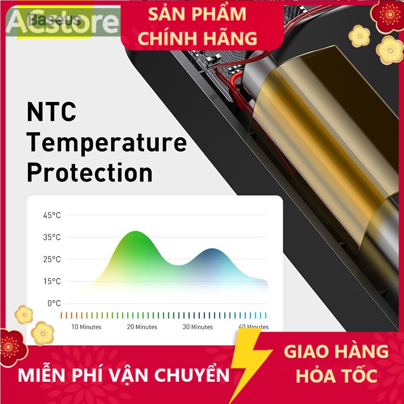 Pin dự phòng sạc nhanh Baseus Bipow Pin Sạc Dự Phòng Baseus công suất 20W/15W , dung lượng 10000/20000  ACstore