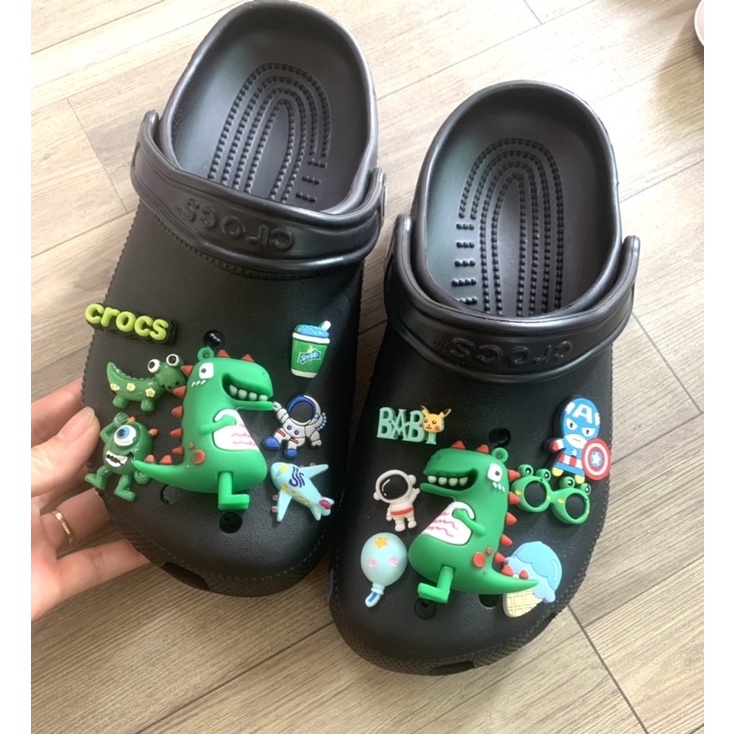 Dép crocs cho bé mix charm