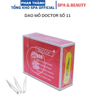 DAO MỔ DOCTOR SỐ 11 DÙNG TRONG TIỂU PHẪU Y TẾ - DAO MỔ LẪY MỤN TRONG SPA, THẨM MỸ VIỆN