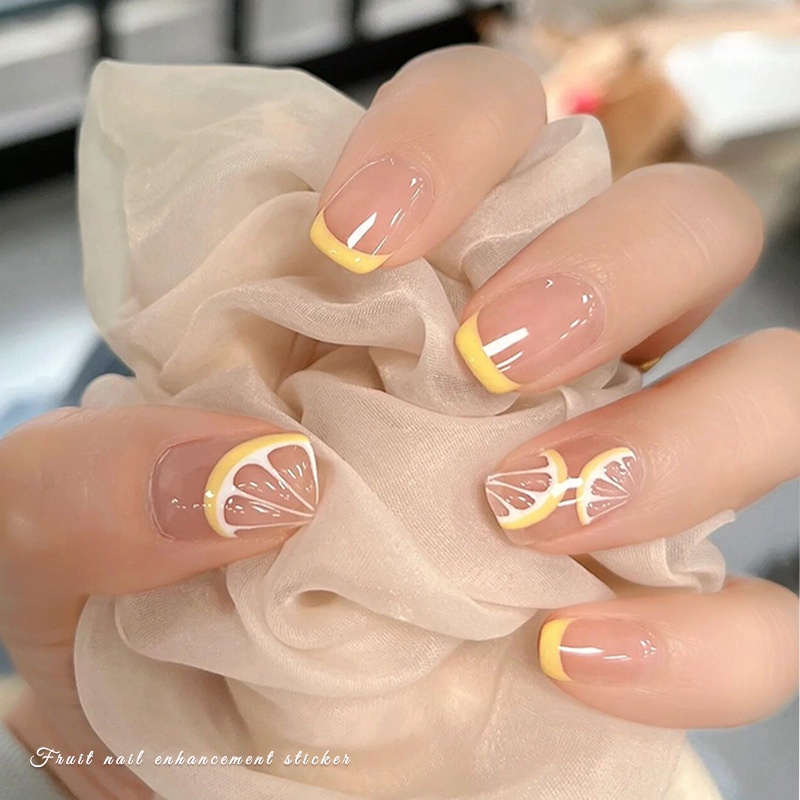 Hình Dán Trang Trí Móng Tay Chống Thấm Nước Họa Tiết Trái Cây Xinh Xắn 202