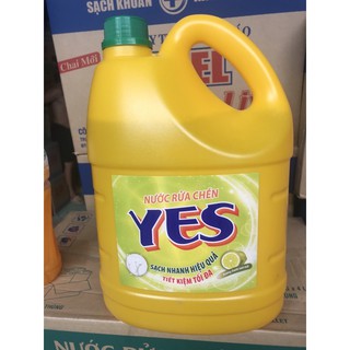  Nước Rửa chén Yes 3.8kg của Cty lix