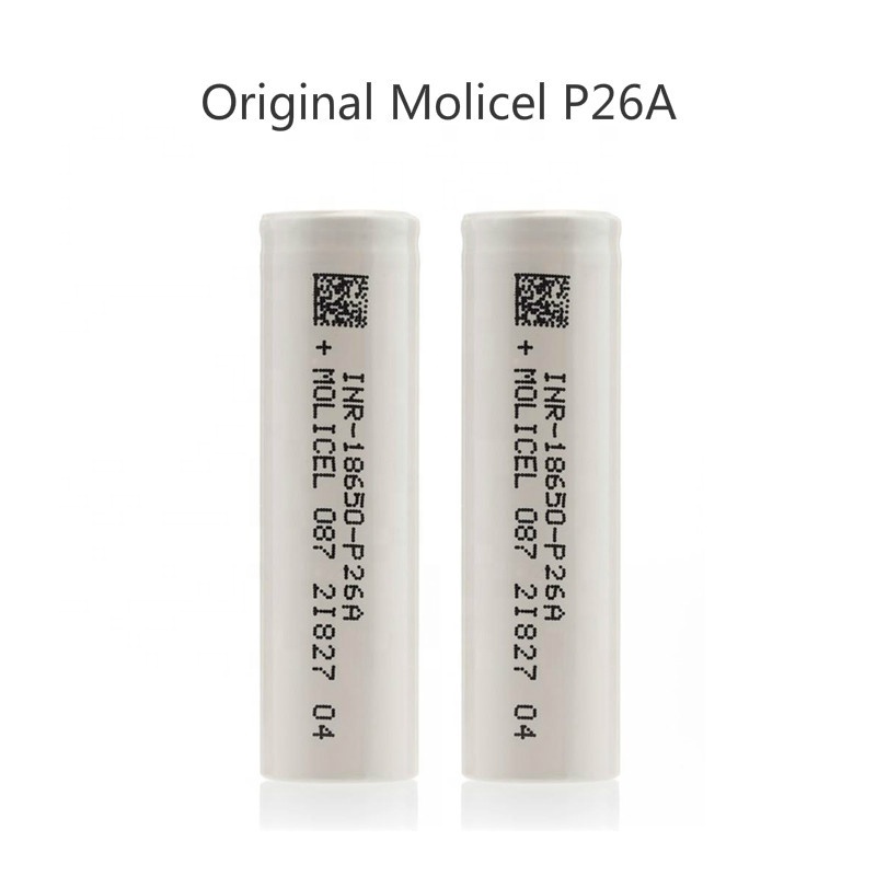 Pin P26A Molicel lithium INR 18650 35A 2600mah