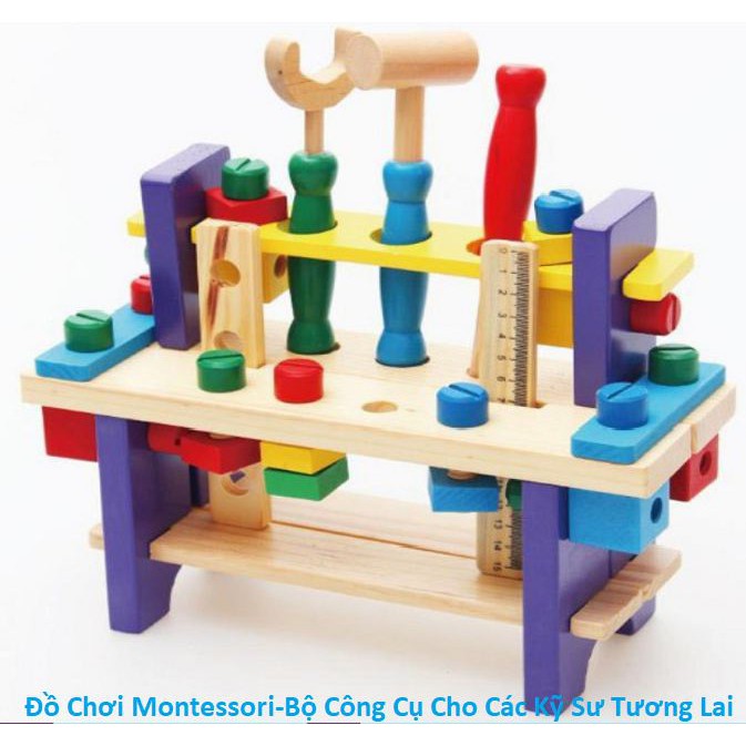 Đồ Chơi Lắp Ráp Đồ Chơi Cho Bé Trở Thành  Kỹ Sư Tương Lai Đồ Chơi Montessori