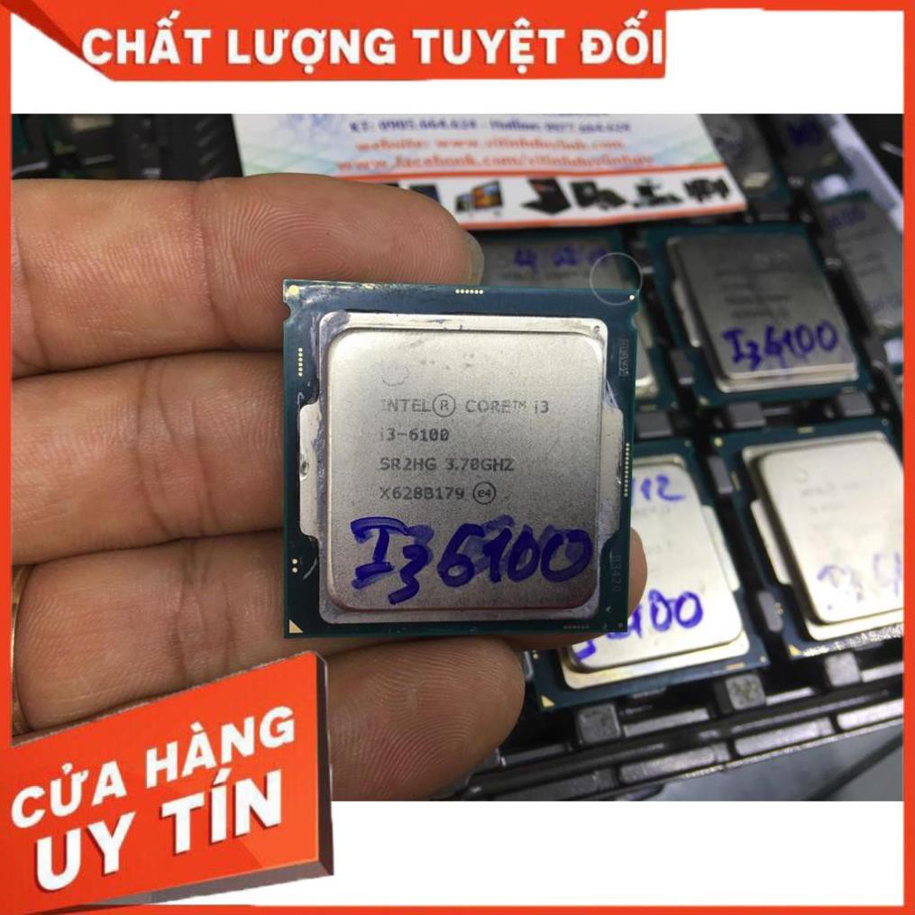 CPU intel core i3 6098P / i3 6100 / i3 7100/ i3 7350K socket 1151 tặng kèm keo tản nhiệt 95