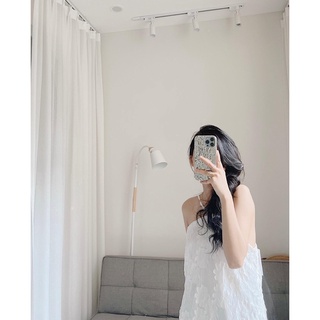 Váy yếm gấm dáng dài Samhyewear