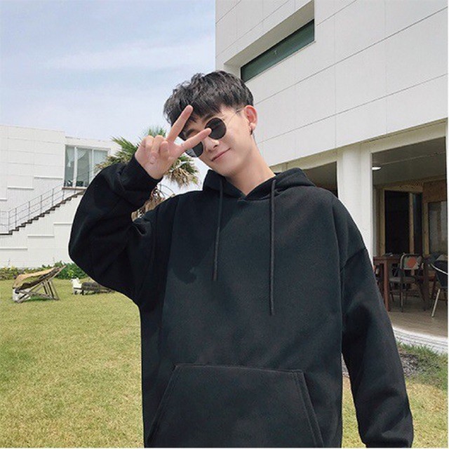 Áo khoác hoodie có nón trơn nhiều màu công dụng chống nắng, giữ ấm có kèm video tặng kèm 1 khẩu trang | BigBuy360 - bigbuy360.vn