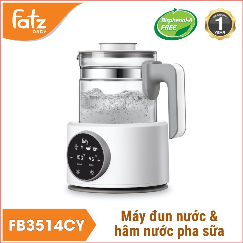 [Chính Hãng] Máy đun nước và hâm nước pha sữa điện tử Fatzbaby QUICK 4 FB3514CY - Máy đun nước pha sữa Fatz Baby