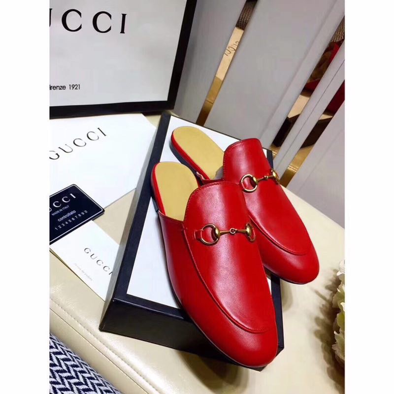 Giày sục nữ da thật cao cấp Gucci GG GC nhiều màu