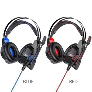 Tai nghe chơi game Hoco W102, tai nghe chụp tai có Míc, dùng cho điện thoại, máy tính, Laptop, Macbook