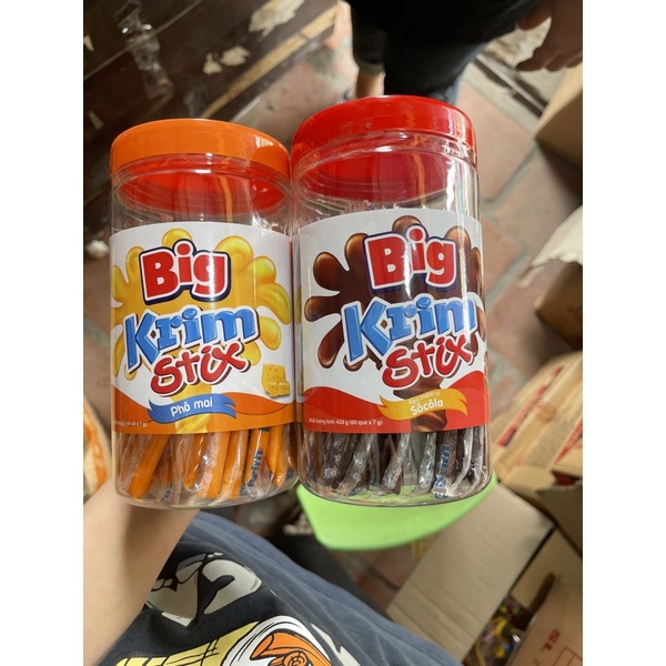 Kẹo krim stix loại dài (60 chiếc)