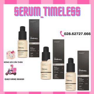 [Các Màu] Kem Nền The Ordinary Serum Foundation Lightweight Serum Formula (30ml)