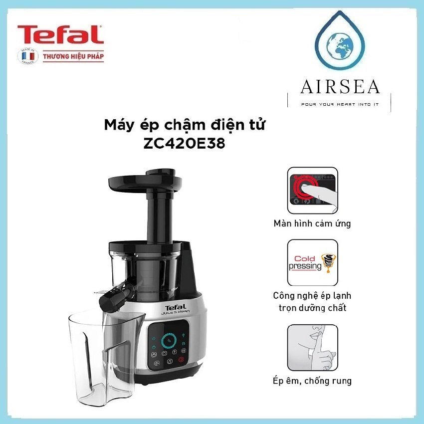 Máy Ép Trái Cây Tốc Độ Chậm Tefal ZC420E38