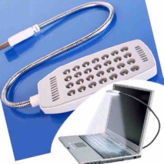 Đèn led 28 bóng cổng usb