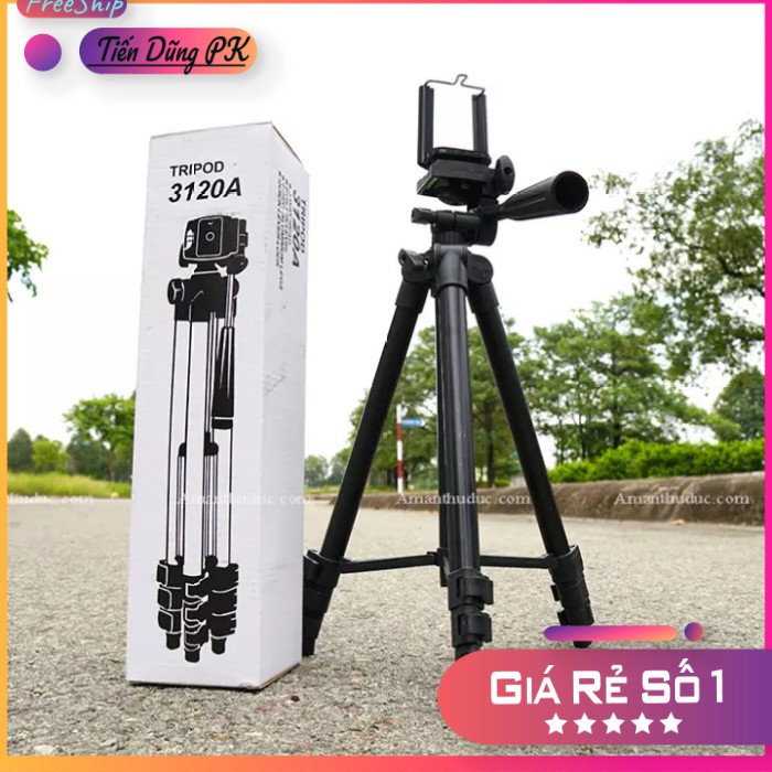 FreeShip- Sản Phẩm Cao Cấp GẬY LIVESTREAM 3 CHÂN CỰC HOT- TRIPOD 3120