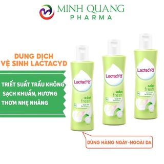 Dung dịch vệ sinh LACTACYD ODOR FRESH trầu không