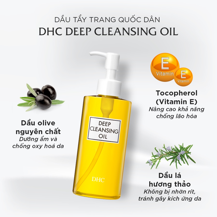 Dầu tẩy trang Olive DHC Deep Cleansing Oil (M) 120ml