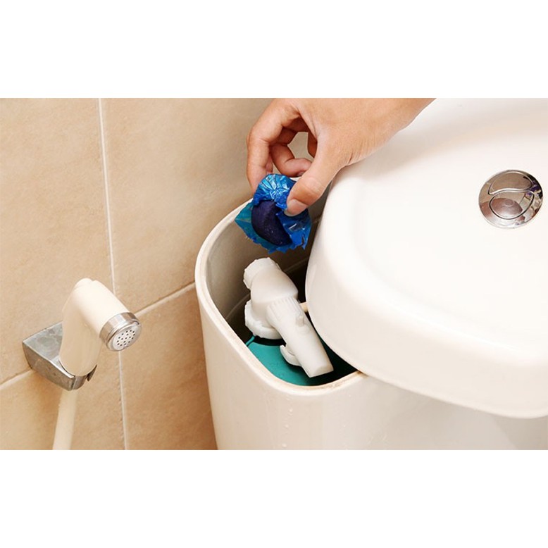 #Bộ 30 Viên Khử Mùi Tẩy Bồn Cầu Thế Hệ Mới 2X - Viên Thả Toilet Diệt Khuẩn, Tẩy Sạch Vệ Sinh Vết Bám Bẩn