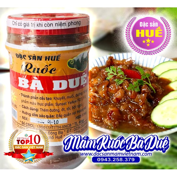 Mắm ruốc Bà Duệ Huế