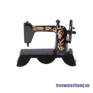 Mô hình máy may mini tỉ lệ 1: 12 trang trí nhà búp bê