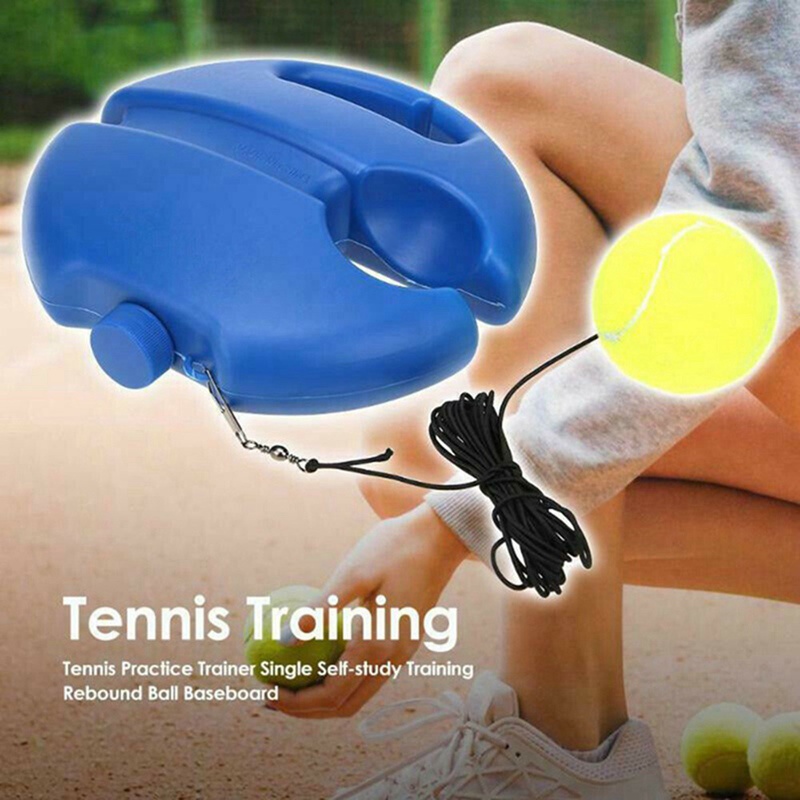 Bộ Dụng Cụ Tập Tennis Có Đế Plus Dây Thừng