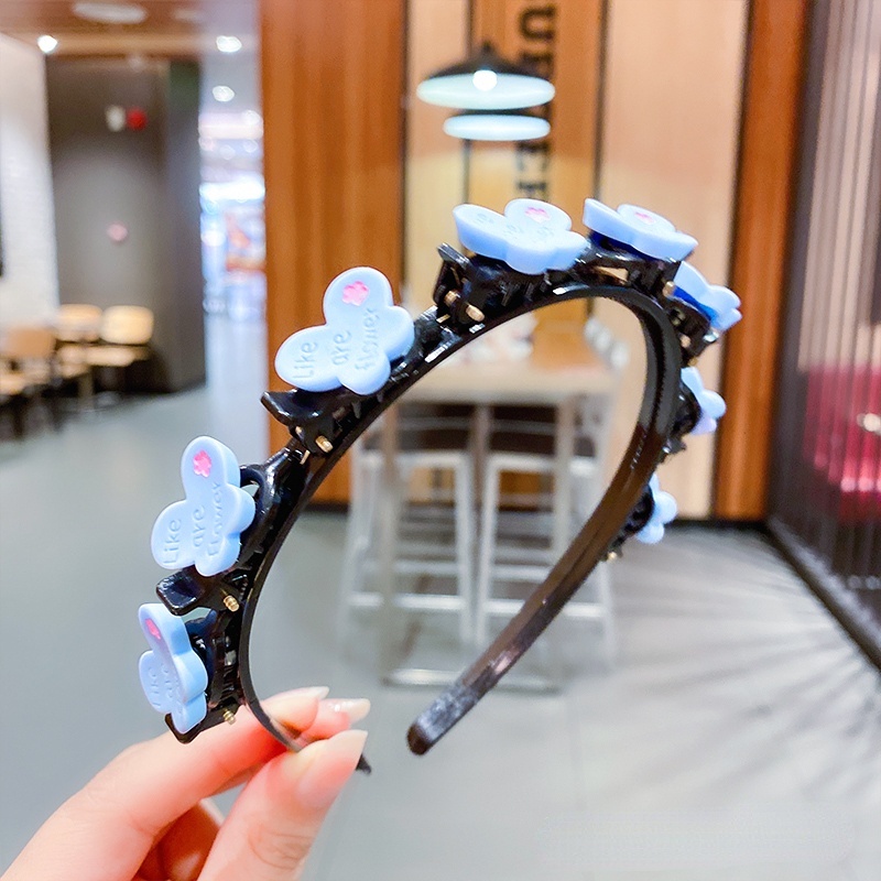 Băng Đô Cài Tóc Đính Hoa Cúc Nhỏ Dễ Thương Phong Cách Hàn Quốc Cho Nữ