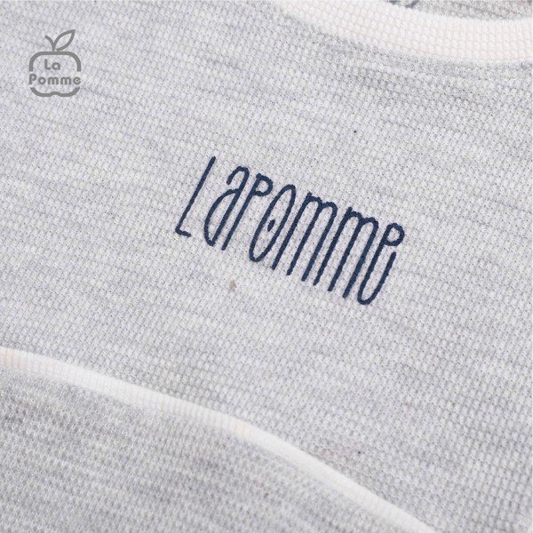 La pomme- Bộ dài tay bé trai La pomme phối màu thể thao SL236