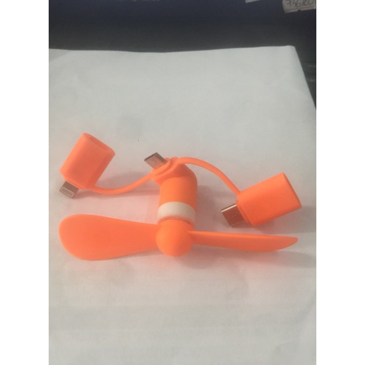 Quạt mini 3 chân samsung iphone type c