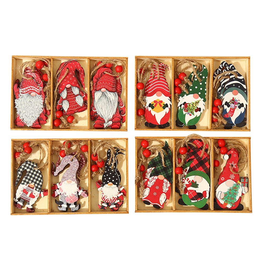 Set 9 Phụ Kiện Treo Trang Trí Giáng Sinh Năm Mới