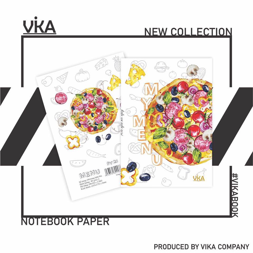 TẬP SINH VIÊN VIKA: MY MENU 200 TRANG