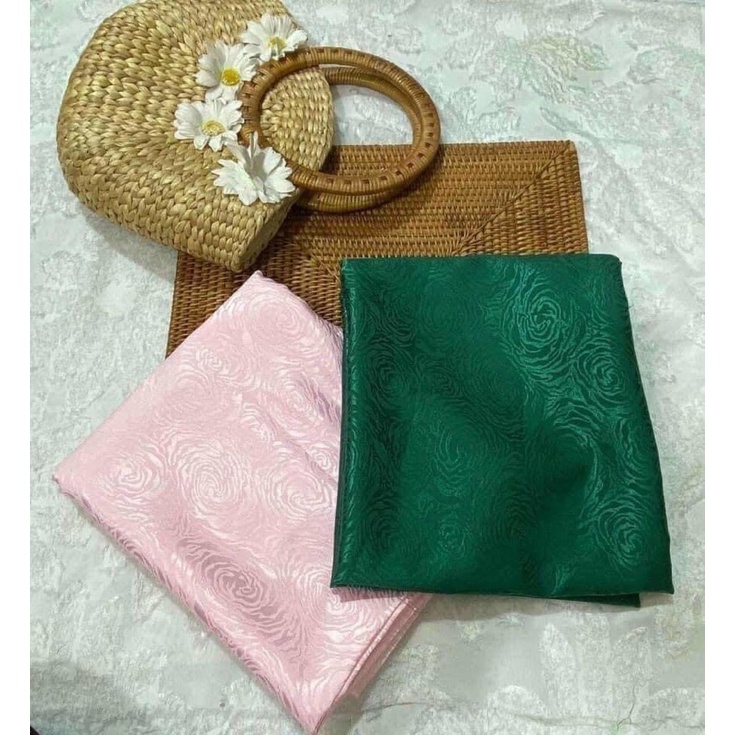 Gấm hoa hồng mẫu mới hàng cây cắt mét