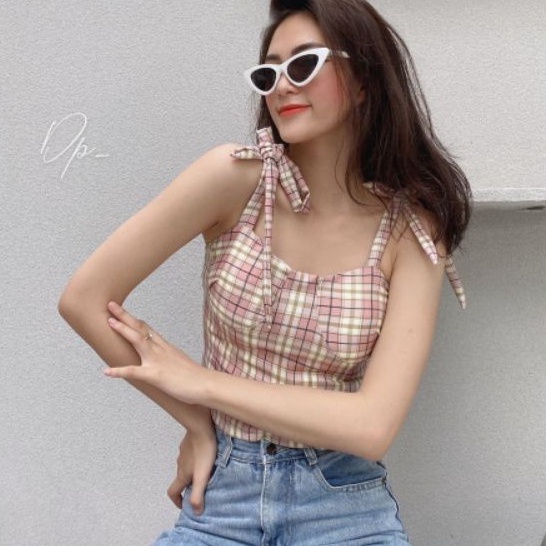 Áo Dây Croptop Mút Ngực Siêu Đẹp L17-1