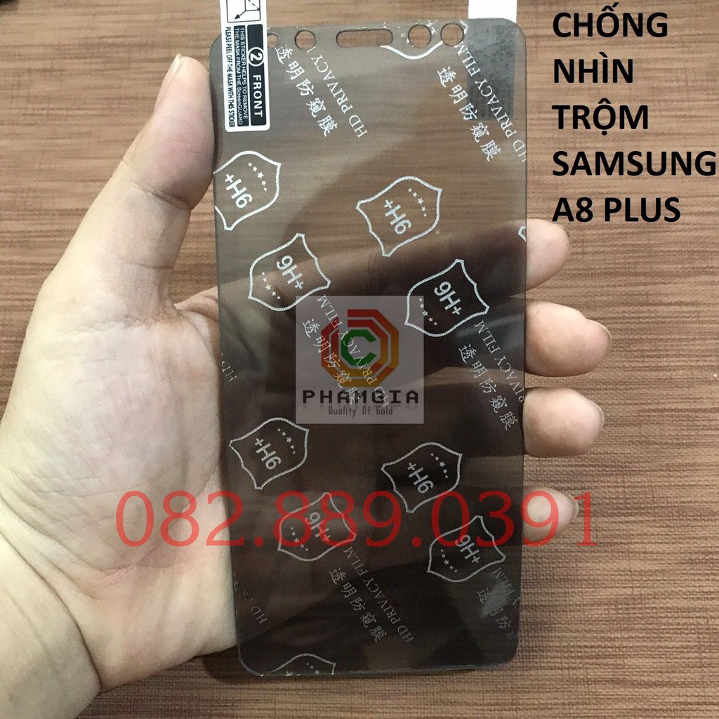 Dán Cường Lực Chống Nhìn Trộm Samsung A7 2015,2016,2017,2018/A8 2015/A8 2018 / A8+ Màng Kính Bảo Vệ