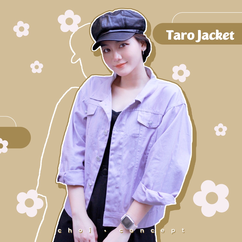 Khoác Kaki Jacket Màu Tím Lilac - TARO JACKET