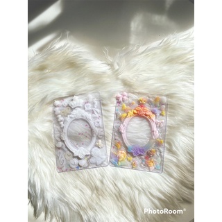 toploader resin phối màu (tặng giấy kiếng bảo vệ card)