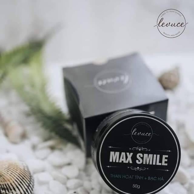 Than hoạt tính MAX SMILE khử mồi hôi miệng, giảm ố vàng, răng trắng tự nhiên