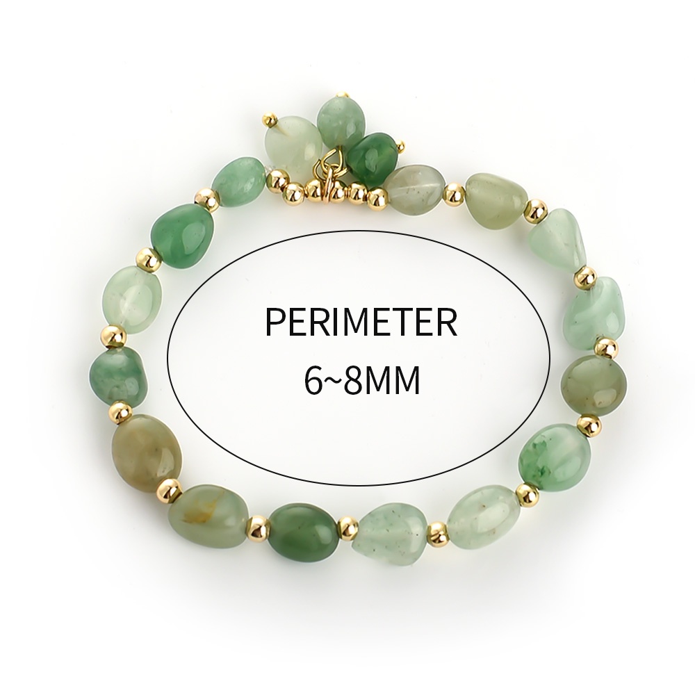 Vòng Tay Chuỗi Hạt Đá Aventurine Thời Trang Cho Nam Và Nữ