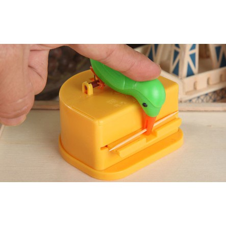 Hũ đựng tăm - chim mổ tăm hay hay nè-decor bàn ăn bao cưng