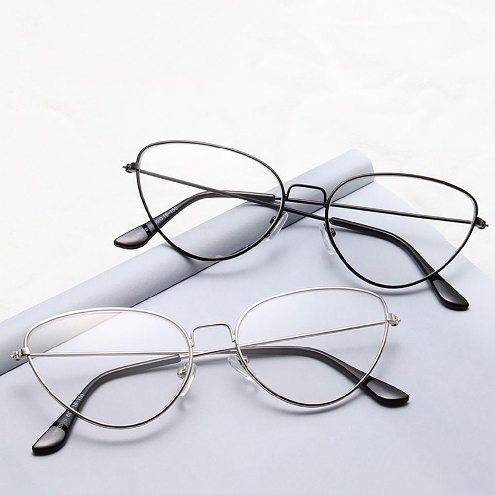 IVORY Kính Mắt Mèo Chống Bức Xạ Gọng Kim Loại Cho Nữ