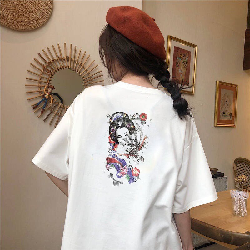 Áo thun form rộng tay lỡ Nhật Bản đẹp độc lạ vải dày mịn 2020T2324