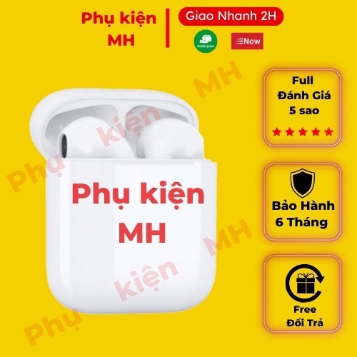 Tai Nghe Bluetooth TWS 2 Bản Cao Cấp Định Vị Đổi Tên Bản Full Chức Năng Dùng Cho điện thoại và laptop
