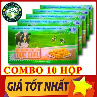 Combo 10 hộp Bánh sữa xanh Mộc Châu 200g