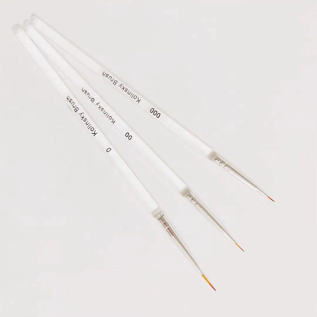 Set 3 cọ nét cán trong giá rẻ MaiAnhNails