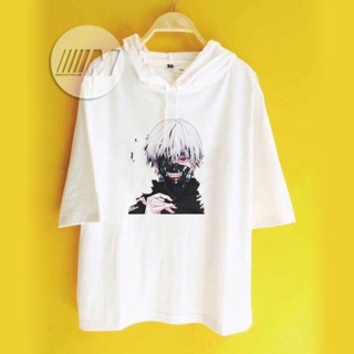 Áo hoodie tay lỡ hoạ tiết lạ mắt