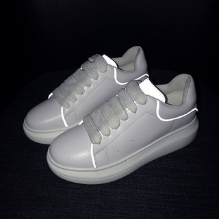 Giày Sneaker MCQ Phản Quang Dây Lụa Cao Cấp Full Box Full Bill