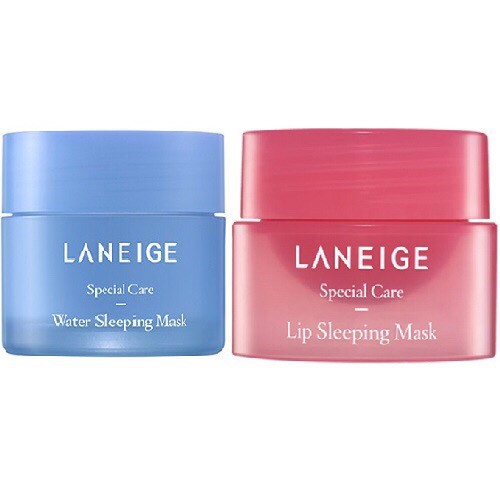 [MẪU MỚI] Combo Mặt Nạ Ngủ Môi Laneige Lip Sleeping Mask Berry + Mặt Nạ Ngủ Mặt