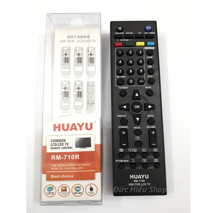 Remote điều khiển  tivi JVC LCD - hàng trong hộp| chuẩn công ty - Đức Hiếu Shop