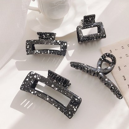 Kẹp tóc acrylic đơn giản thời trang Hàn Quốc dễ thương dễ phối đồ