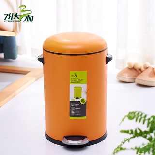 Thùng rác Sơn tĩnh điện HASU2000-12 lít (Màu xanh, cam và kem)